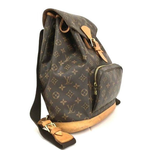 Auth Louis Vuitton Monogram Montsouris GM Backpack - Picture 5 of 12